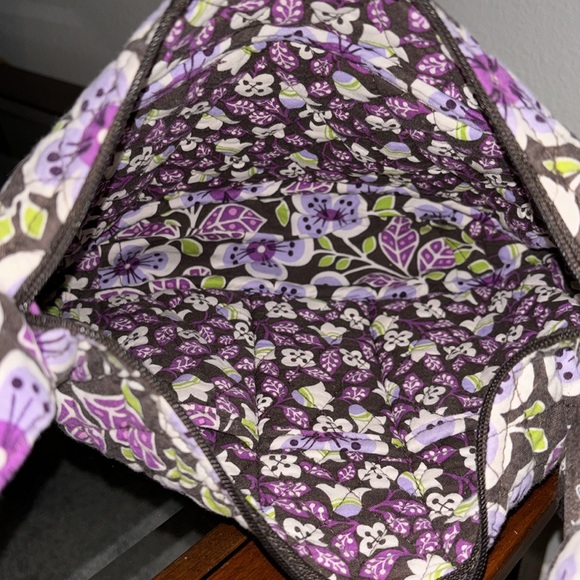 Vera Bradley Plum Petals shoulder bag - Picture 2 of 4